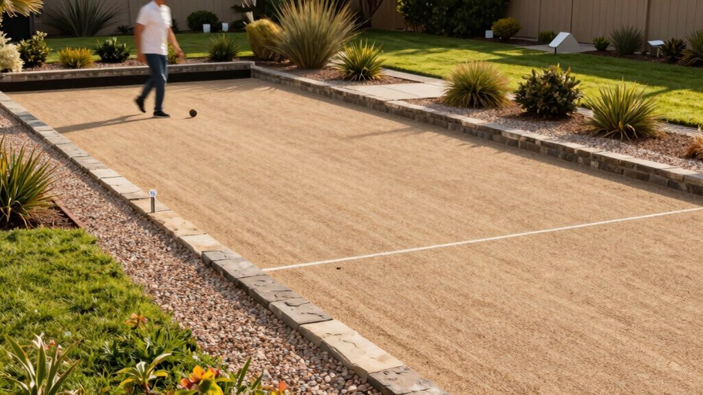 oyster shell court drainage feasibility