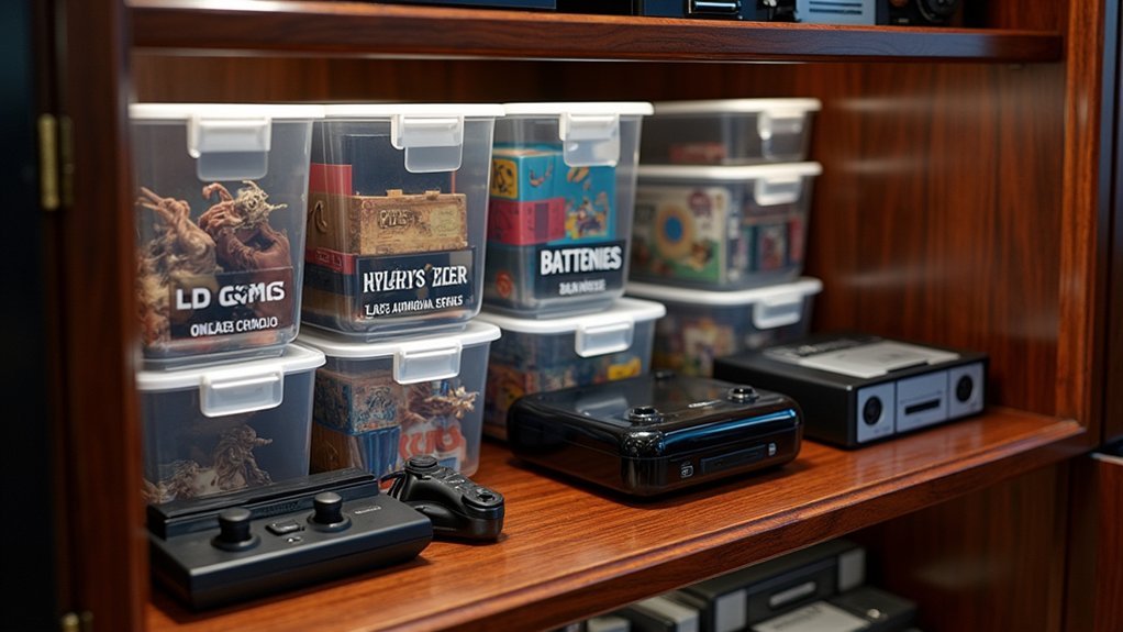 party game storage solutions kept ready