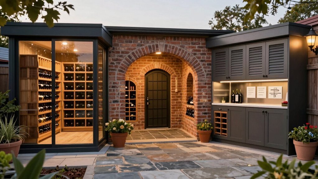 patio wine cellar methods