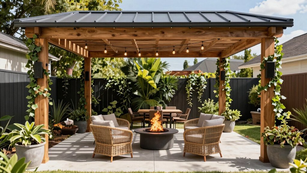 pergola design for outdoor entertaining