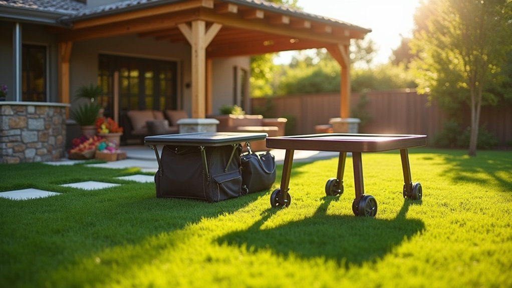 permanent vs portable backyard playsets tradeoffs