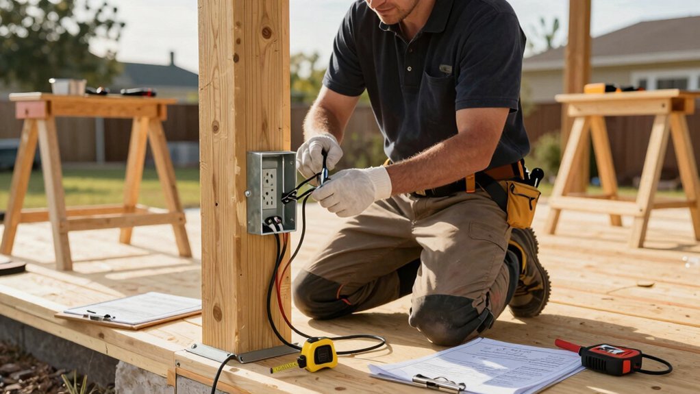 permit electrician weatherproofed inspected