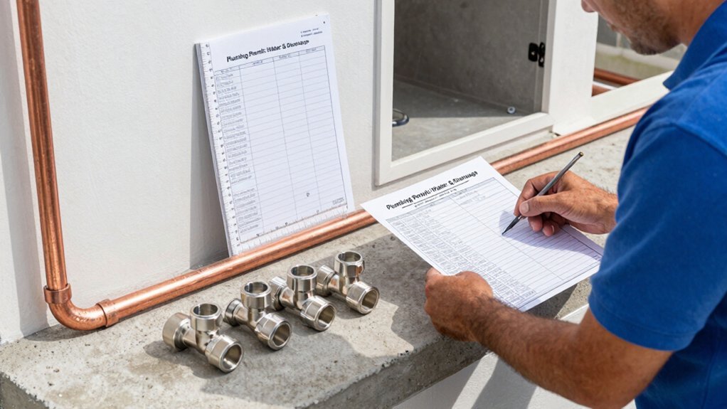 plumbing permits for outdoor kitchen