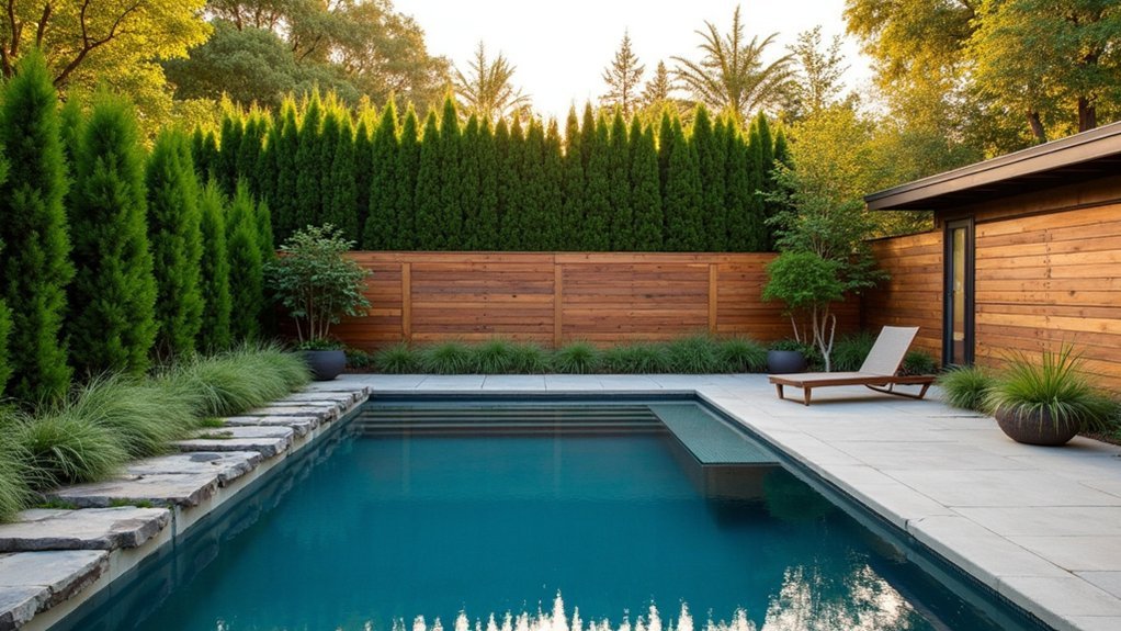 pool privacy screening options