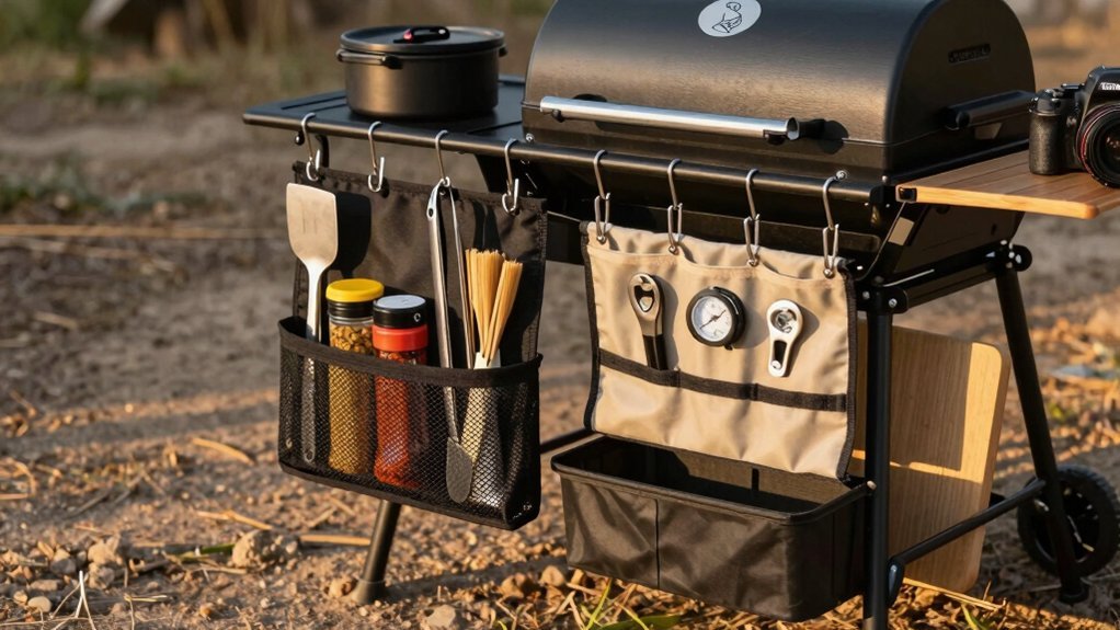 portable grill station carry all options