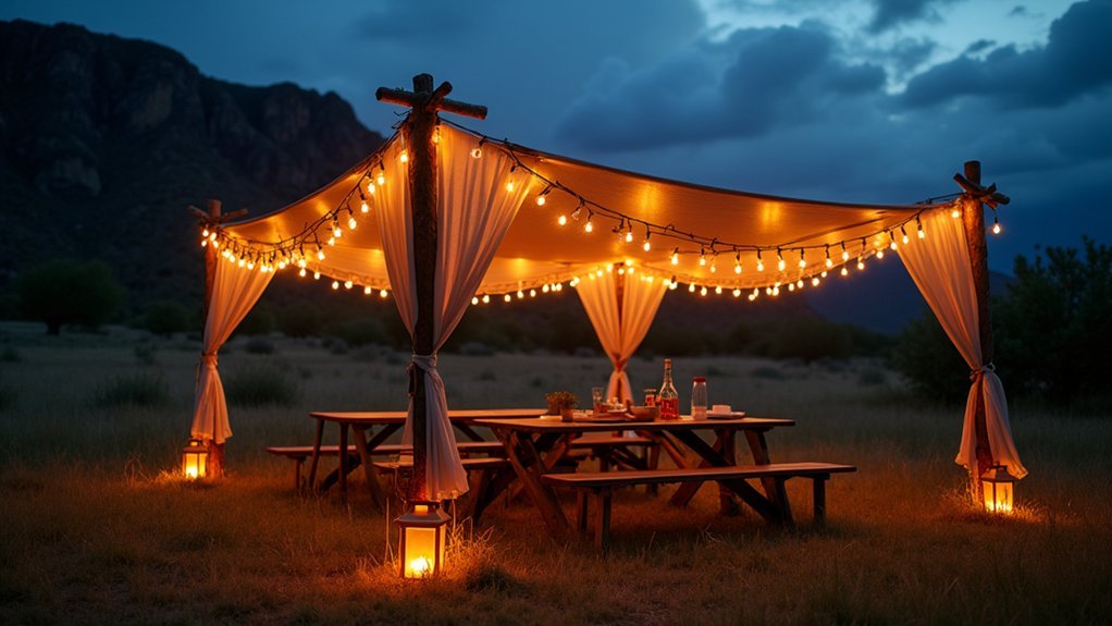 portable weatherproof lighting with long runtime