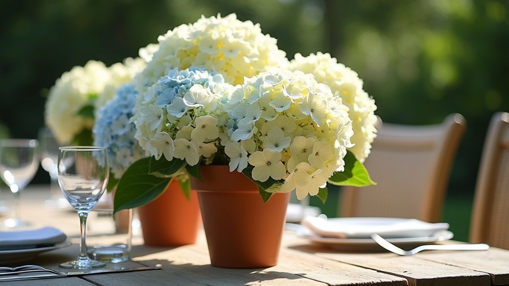 potted hydrangeas for weeks