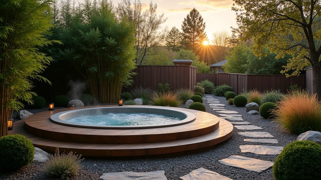 privacy through strategic landscaping