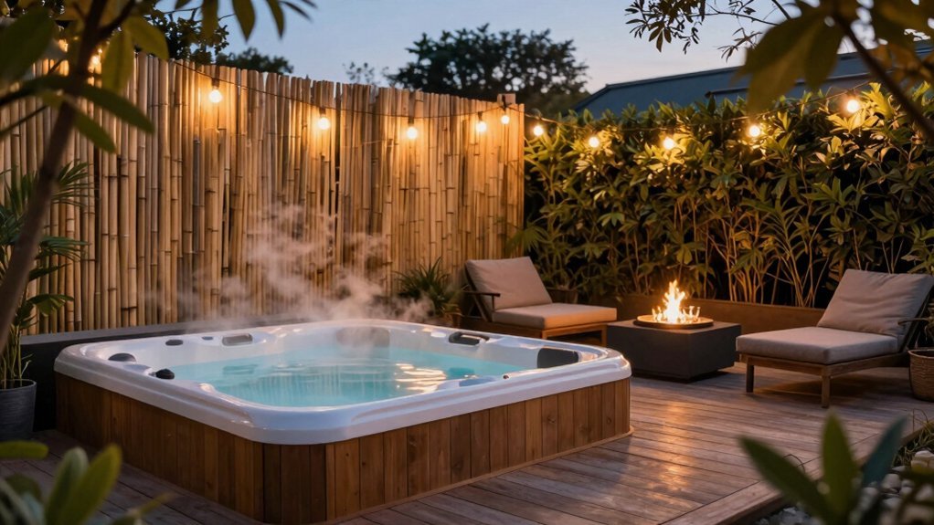 private cohesive outdoor privacy design