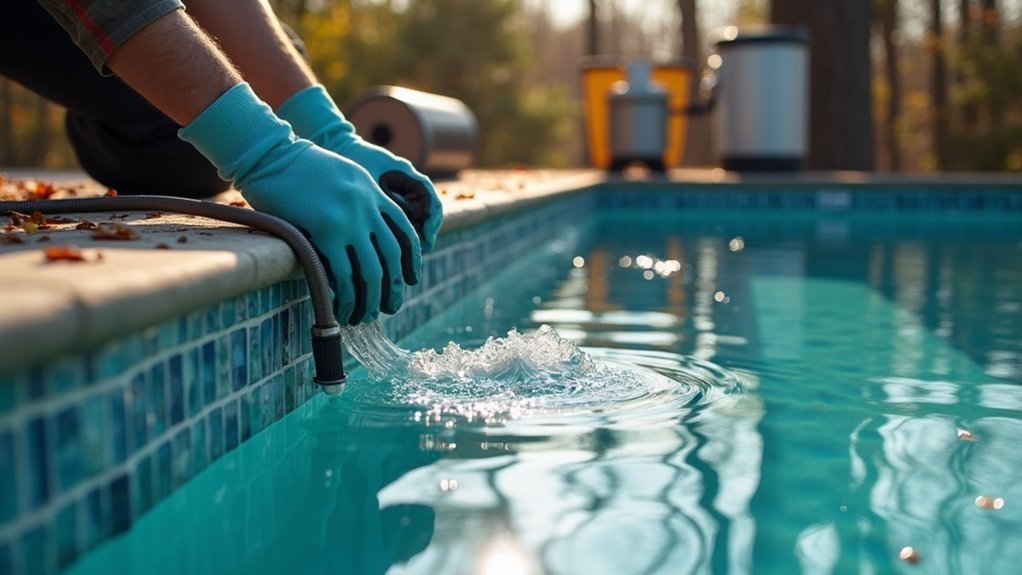 protect salt system before freeze