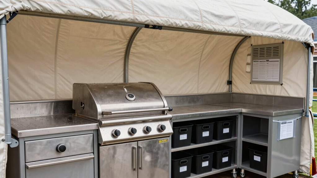 protective covers guard outdoor kitchen components