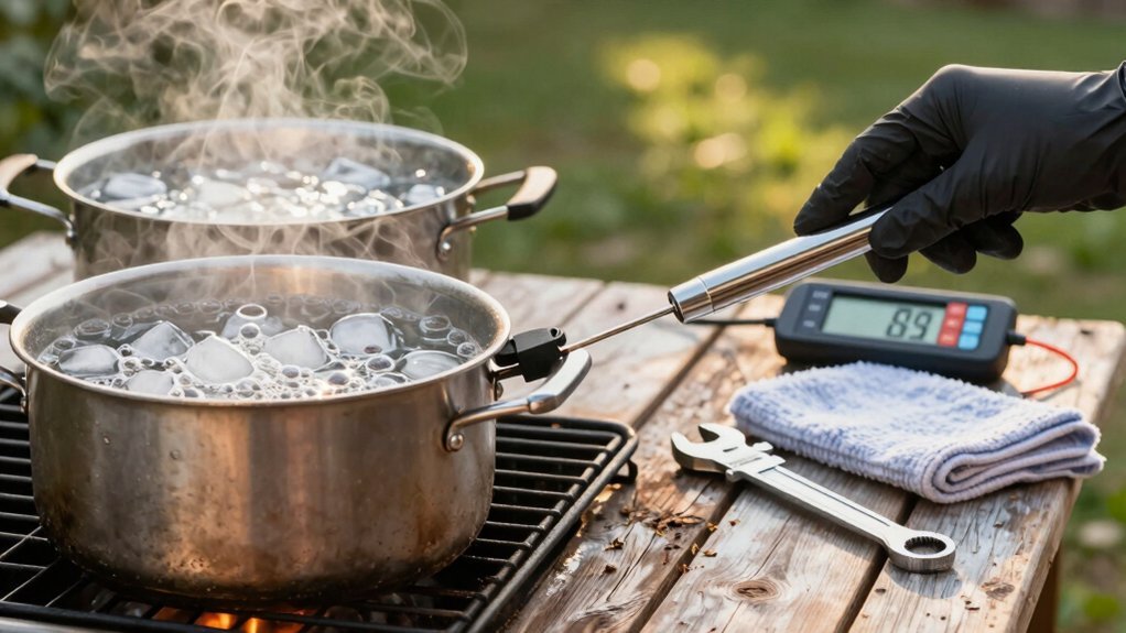 recalibrate or replace thermometer decision