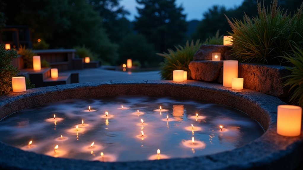 rechargeable waterproof floating glow