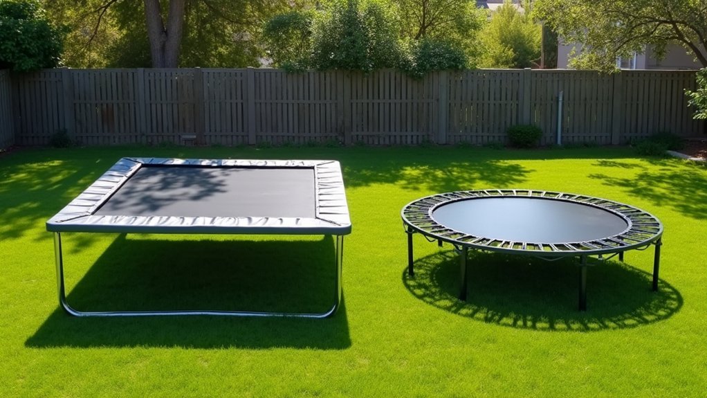 rectangular vs round yard fit