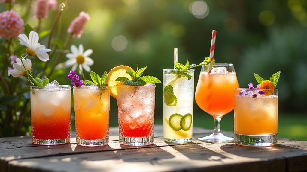 refreshing garden party cocktails ideas