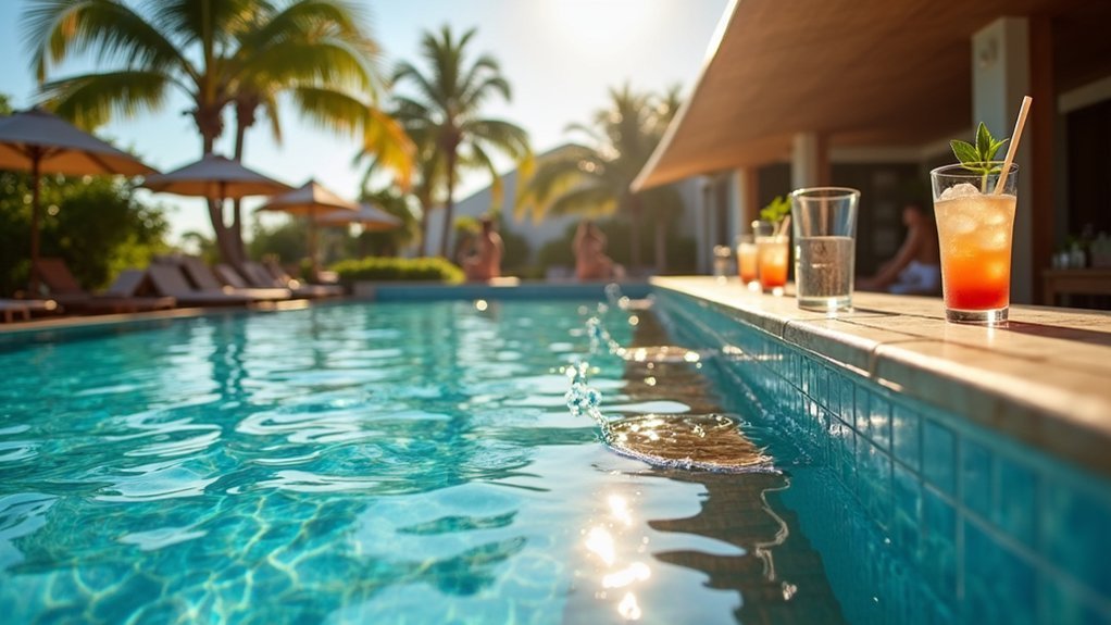 relaxing waterside social hub