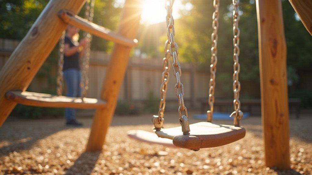 safety focused swing set maintenance