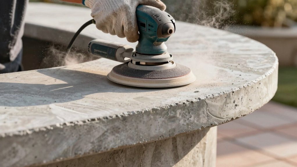 sanding top and sides progression