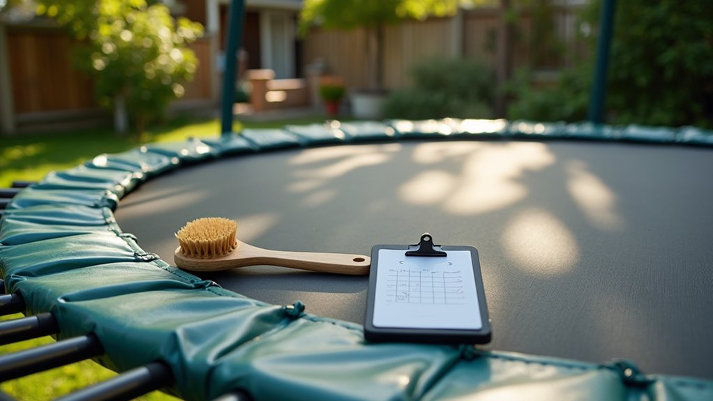 seasonal maintenance preserves trampoline longevity