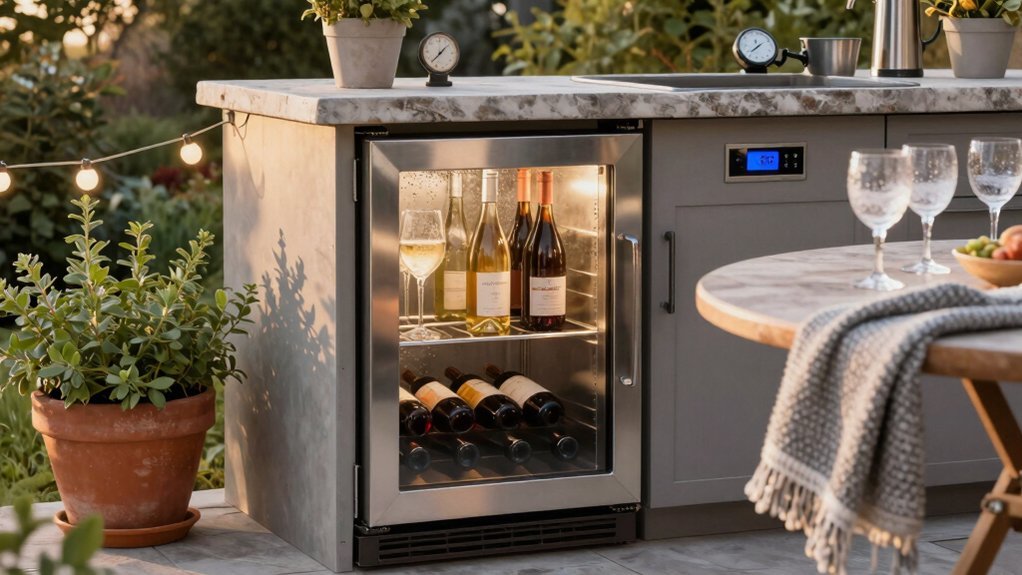 seasonal wine fridge temperature guidance