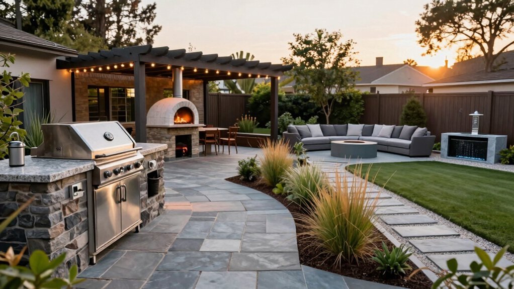 self contained bbq island ideas