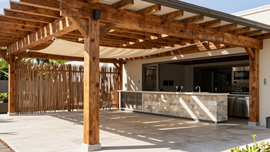 shade elements and adjustable coverage details