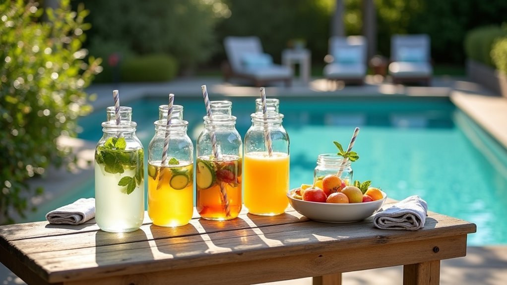 shaded self serve hydrating station