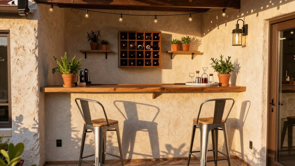 small patio bar ideas that work