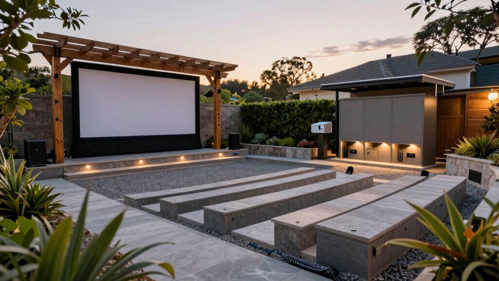 smart weatherproof outdoor storage setup