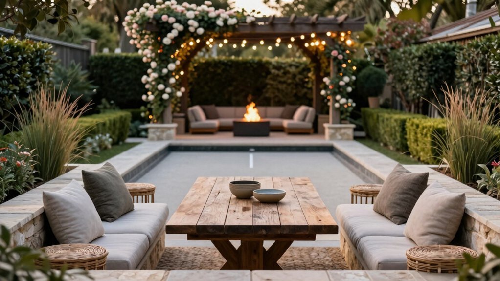 social bocce dining courtyard synergy