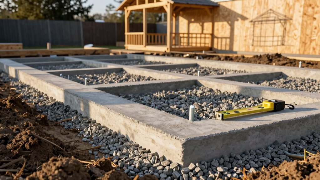 stable moisture free gazebo foundationlong term durability