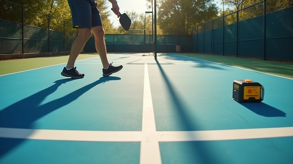 standard court and surrounding space requirements