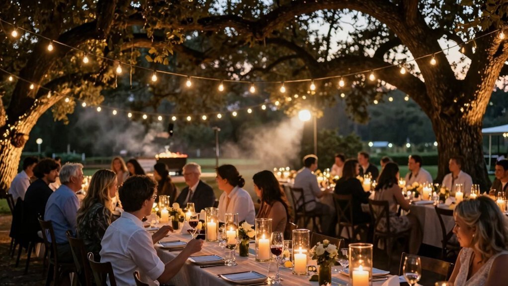 strategic lighting for wedding ambiance