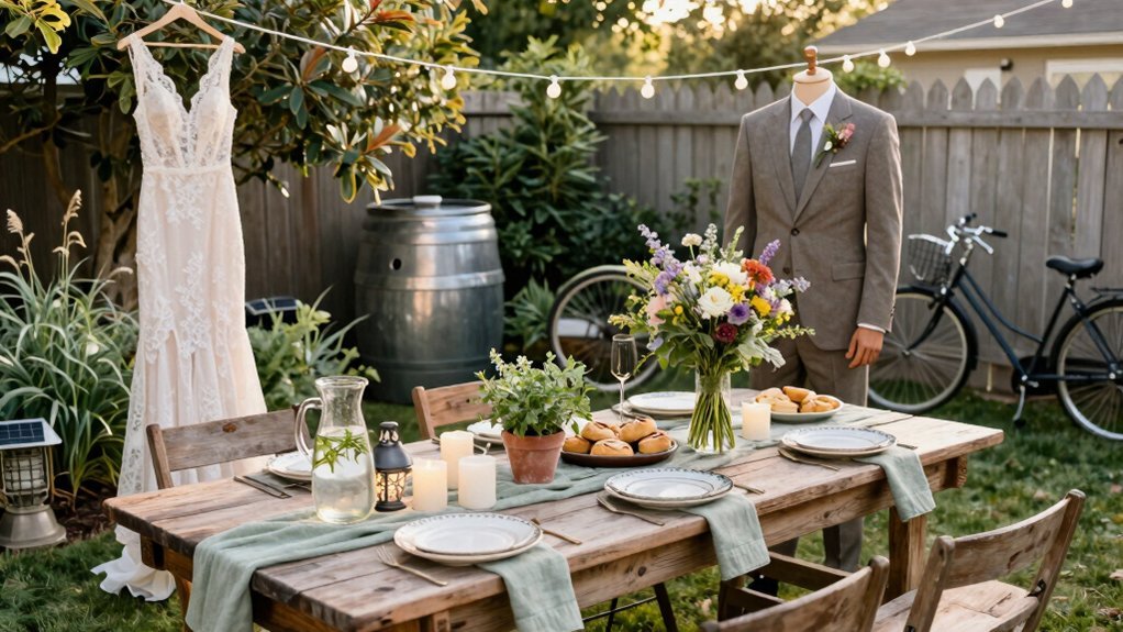 sustainable at home wedding planning