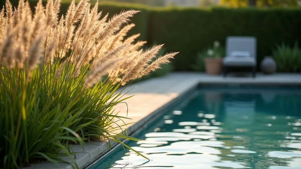 tall ornamental grasses screening