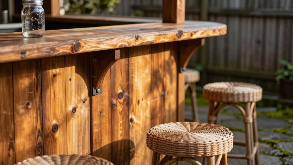 teak cedar redwood endure