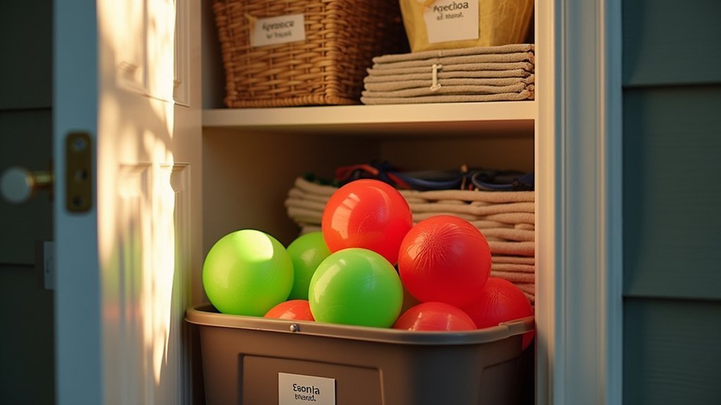 ten tips for yard game organization in closets