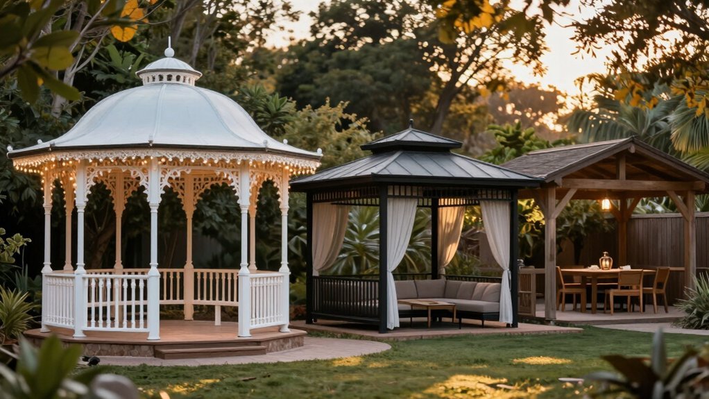 three outdoor gazebo ideas for entertaining