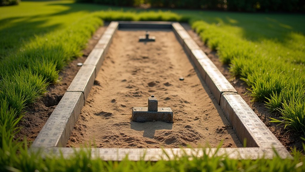 tournament style backyard horseshoe pits differ
