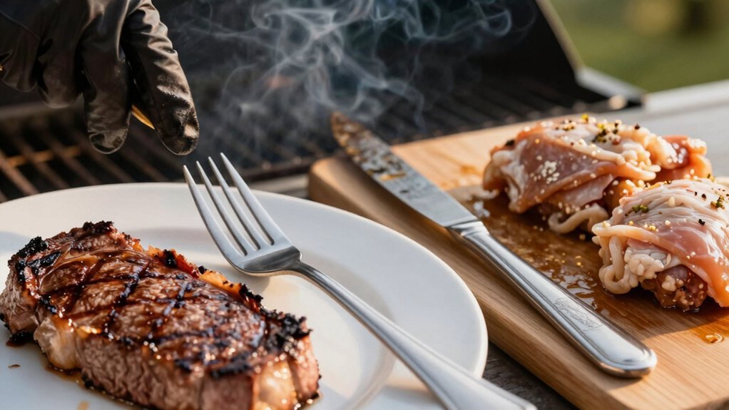 two forks separate handling