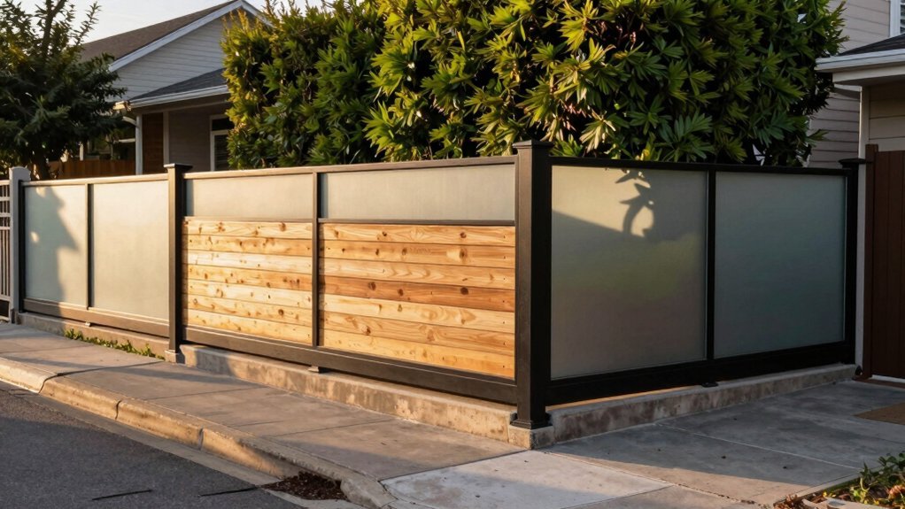 two inch spaced privacy fence design