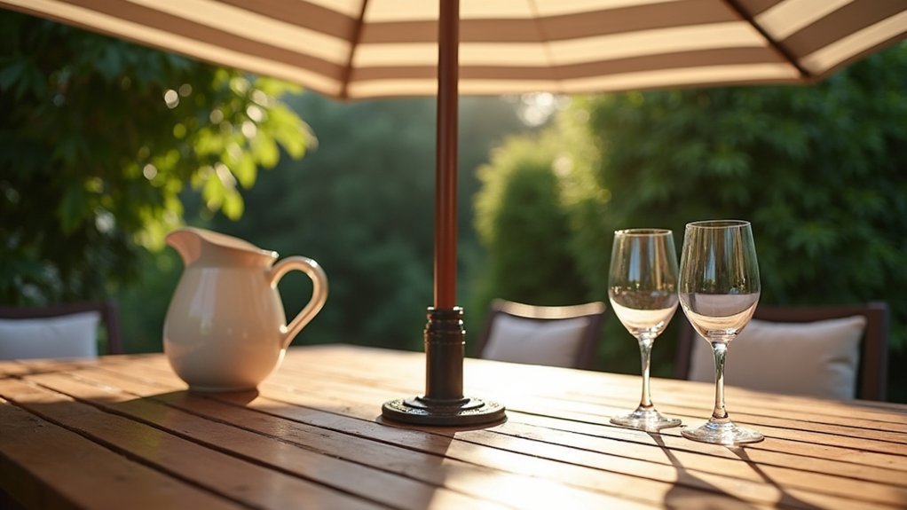 umbrella bases for dining tables