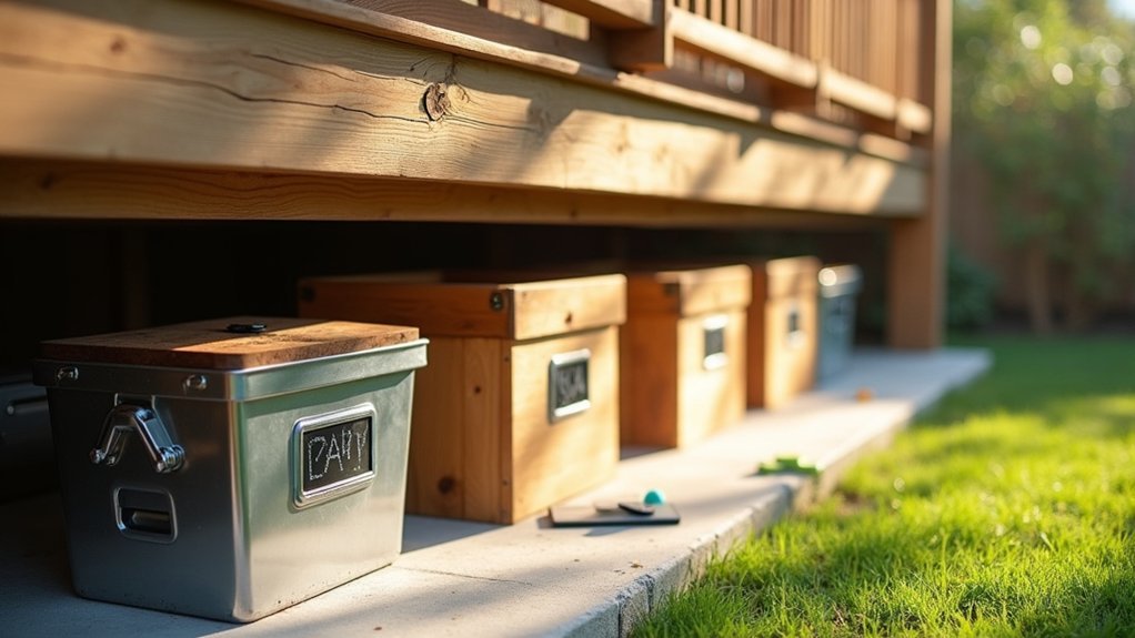 under deck storage for lawn games