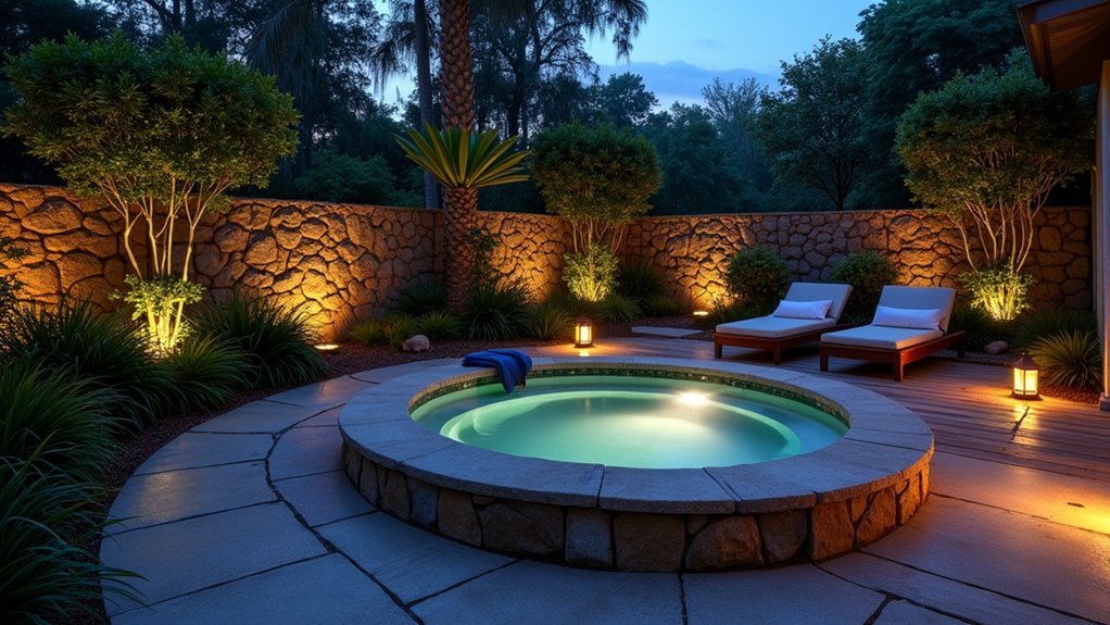 underwater led pathway ambiance lighting