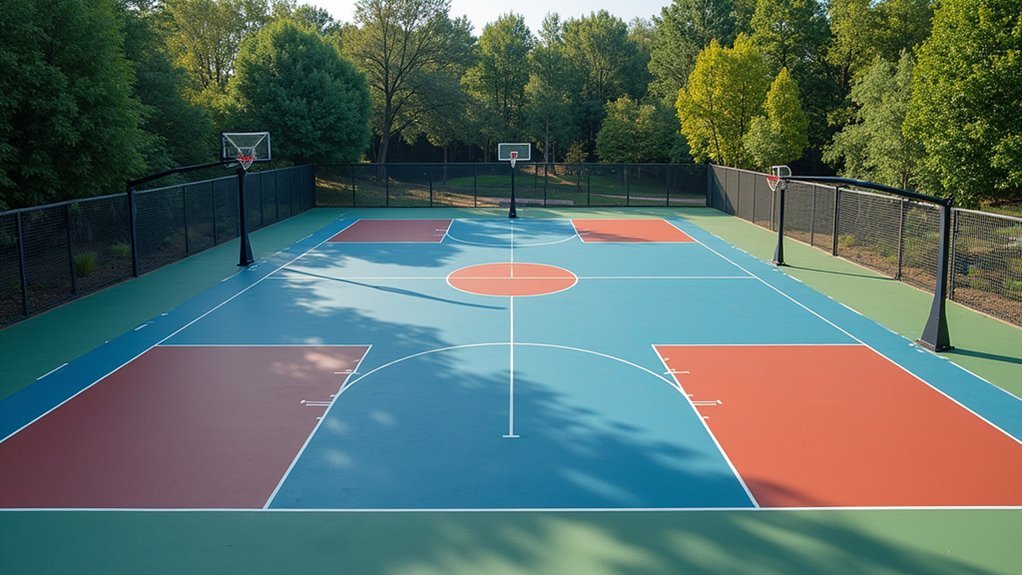 versatile multi sport court planning