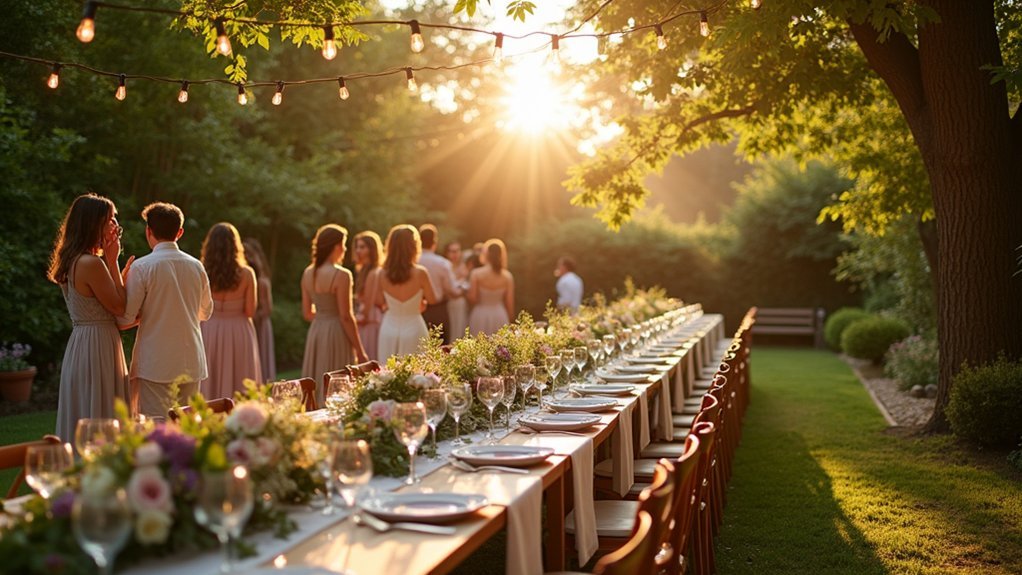 vintage tea garden chic ambiance