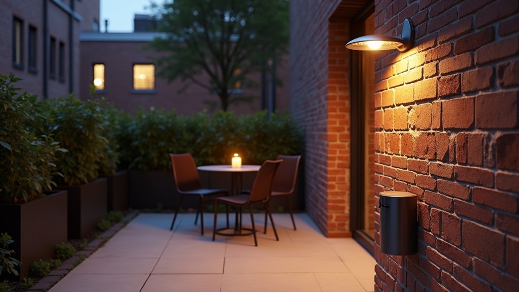 wall mounted patio heaters save space