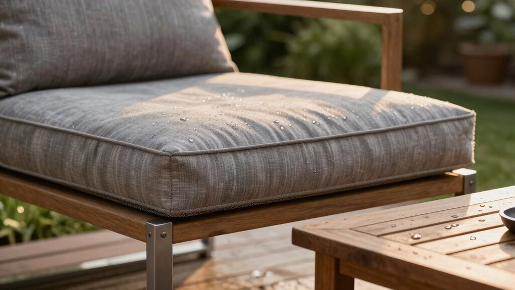 weather resistant outdoor cushion materials