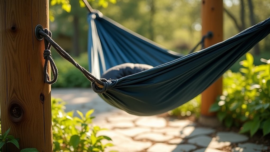 weatherproof hammock installation maintenance