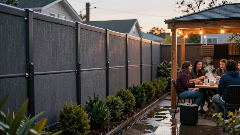 weatherproof seasonal acoustic protection